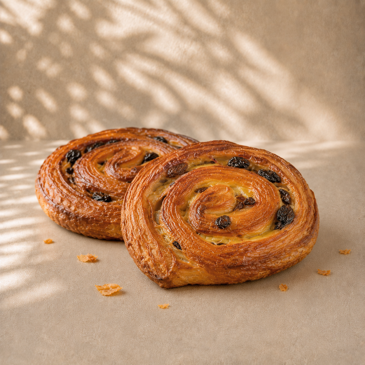 Pain aux raisins - French Snail Pastry by Les Deux Coqs Adelaide