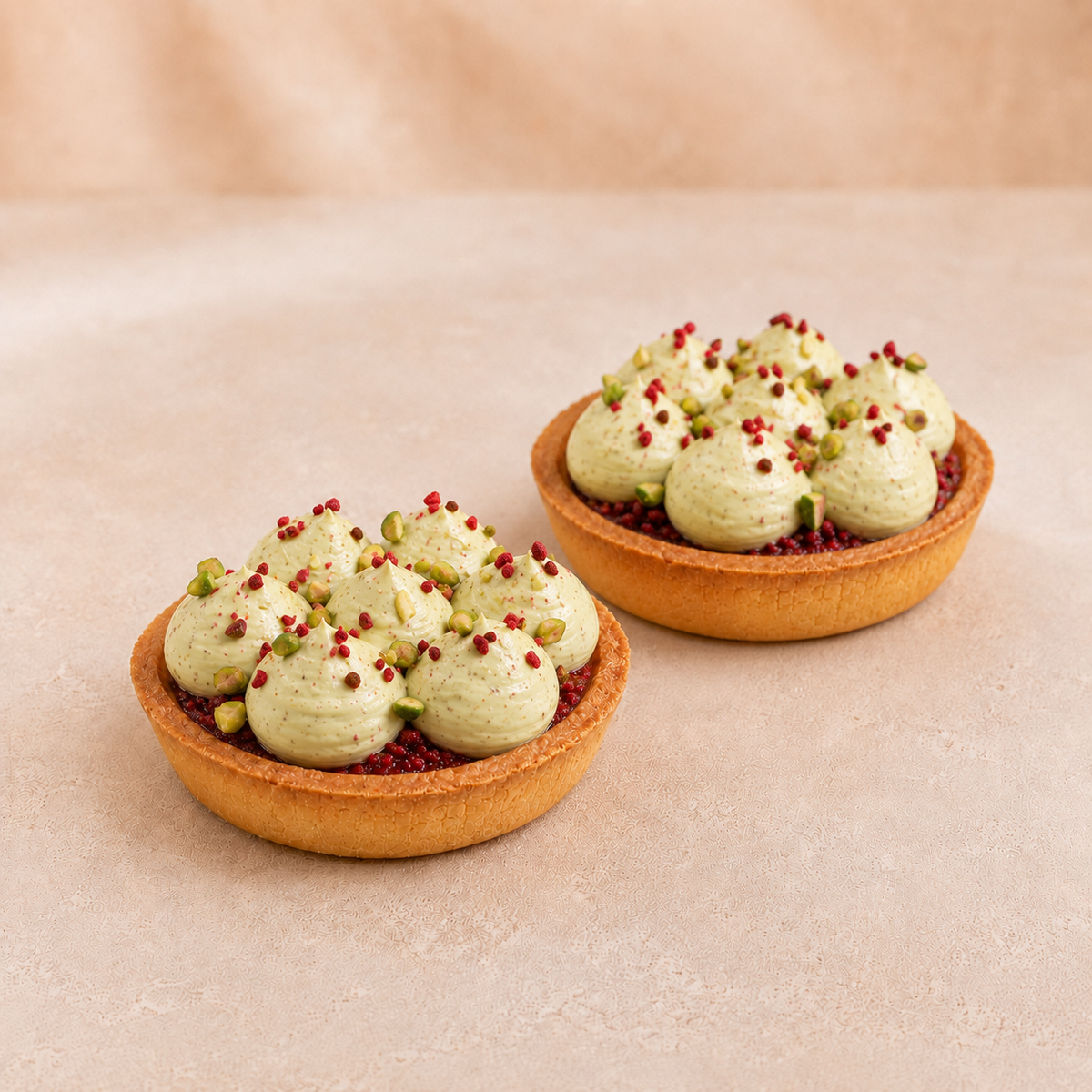 Raspberry and Pistachio Tart