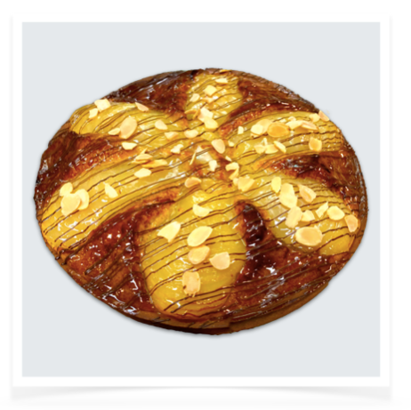 Large Pear & Almonds Tart